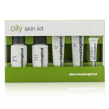 Oily Skin Kit: Cleanser 50ml + Toner 50ml + Lotion  22ml + Scrub 22ml + Total Eye Care 4ml