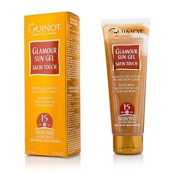 Glamour Sun Gel Protector Solar Satinado Aceite En Gel SPF15 - Para Cuerpo