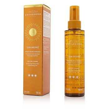 Sun Bronz Dry Oil 3 Suns Protección de Edad Activa Bronceado Sublimante - Sol Fuerte - Para Cuerpo & Cabello