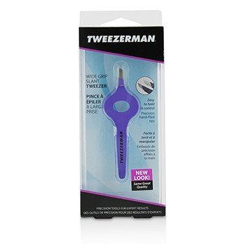 Wide Grip Slant Tweezer - Purple