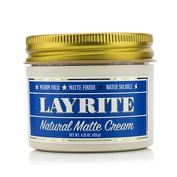 Layrite Crema Natural Mate (Agarre Medio, Acabado Mate, Soluble en Agua)