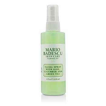 Spray facial con aloe, pepino y té verde - Para todo tipo de piel