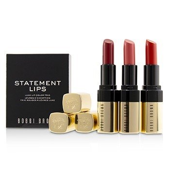 Luxe Lip Color Trio - #20 Retro Coral, #26 Retro Red, #29 Sunset Orange