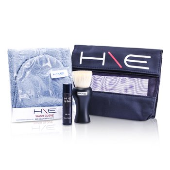Jane Iredale H\E Minerals Kit: Bálsamo de Labios SPF 15 + Brocha Facial + Guante + Bolso