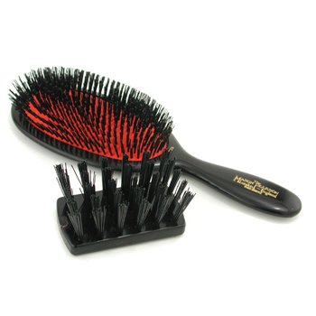 Cerdas de jabalí - Cepillo Extra Grande de Cerdas Puras de Jabalí (Dark Ruby)