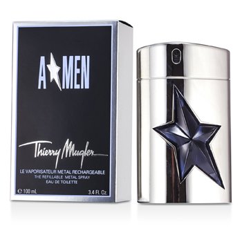 A*Men Metal Agua de Colonia Vaporizador Metal Recambiable