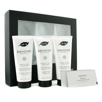 Youth-Renew Tratamiento Manos y Pies ( Tamaño Salón ): Crema + Mascarilla + Exfoliante + 10x Mascarilla Tratamiento