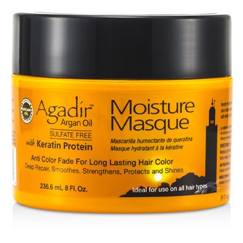 Agadir Argan Oil Keratina Proteína Mascarilla Hidratante ( Anti Pérdida Color para Color Cabello Duradero, Ideal para Usar en Todo Tipo de Cabello )