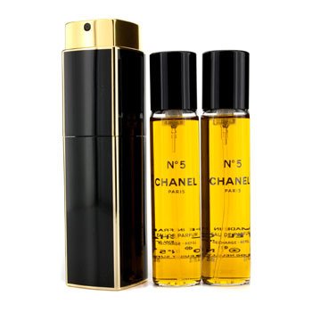 No.5 Eau De Parfum Spray de Bolso y 2 Repuestos