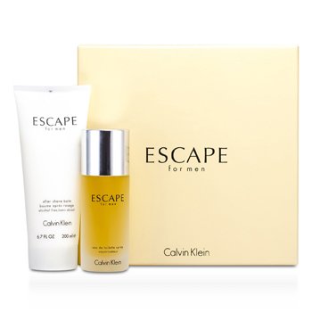Estuche Escape : Eau De Toilette Spray 100ml/3.4oz + Bálsamo Para Después de Afeitar 200ml/6.7oz