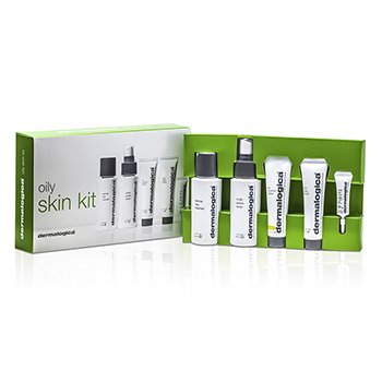 Set Piel Grasa: Desmaquillador 50ml + Tónico 50ml + Loción 22ml + Exfoliante 22ml + Crema Total Cuidado Ojos 4ml + 2 Muestras