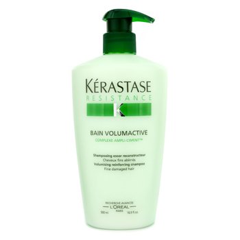Resistance Bain Volumactive Champú Volumen Reforzador (Cabello Fino y Dañado)