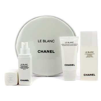 Le Blanc Kit Blanqueador Viaje (Edición Limitada): Loción Hidratante n 50ml + Crema Hidratante 30ml + Concentrado 15ml + Bolsa