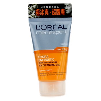 LOreal Men Expert Hydra Energetic Skin Awakening Icy Gel Limpiador