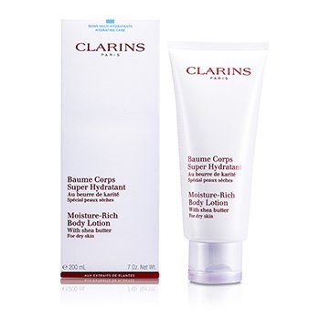 Clarins Loción Corporal Rica en Hidratación con Manteca de Karité (Piel Seca)