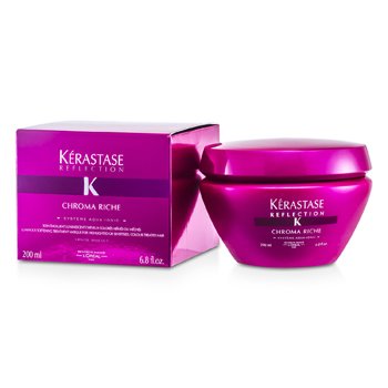 Kerastase Reflection Chroma Riche Máscara Tratamiento Suavizante Luminosos (Para Cabello con Mechas o Sensibilizado, con Tratamiento de Color)
