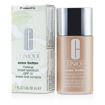 Clinique Even Better Maquillaje SPF15 (Piel Seca Mixta a Mixta Grasa) - No. 01/ CN10 Alabaster