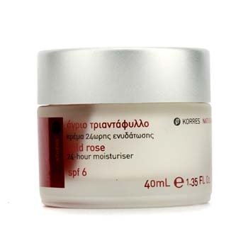 Wild Rose 24 Hour Crema Hidratante e Iluminadora Rosa Salvaje SPF 6 ( Piel Normal y Seca )
