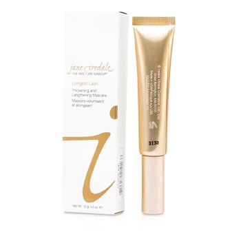 Jane Iredale Longest Lash Thickening & Lengthening Mascara - Longitud y Volumen - Black Ice