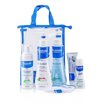 Set Recién Nacido: PhysiObebe 300ml + Hydra-Bebe Cuerpo 300ml + Champú Recién Nacido 150ml + Crema Barrera Vitaminada 55g