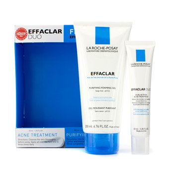 Set Effaclar: Jabón Purificante 200ml + Effaclar Tratamiento Acné Duo 40ml