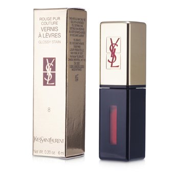 Rouge Pur Couture Vernis a Levres Brillo Satinado - # 8 Orange De Chine