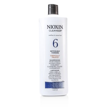 System 6 Cleanser For Medium to Coarse Hair, Chemically Treated, Noticeably Thinning Hair