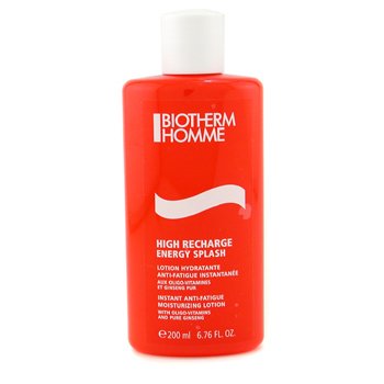 Homme High Recharge Energy Splash Instant Loción Hidratante Anti-Fatiga