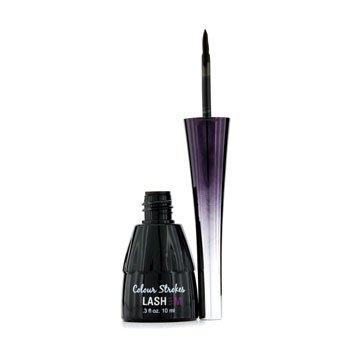 Colour Strokes Delineador de ojos líquido con serum mejorador de pestañas - # Black