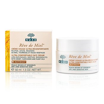 Reve De Miel Ultra Comfortable Crema Rostro Noche (Piel Seca y Sensible)