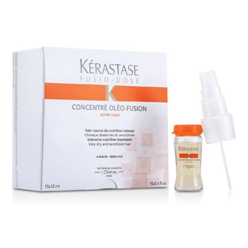 Fusio-Dose Concentre Oleo-Fusion Nutri Huile Intenbsive Tratamiento Nutritivo (Cabellos Secos y Sensibles)