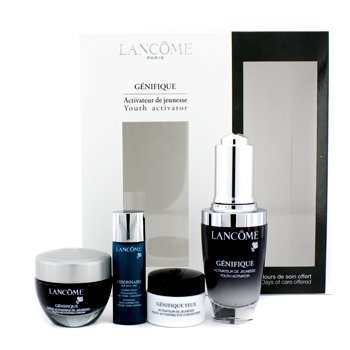 Estuche Genifique: Activador Juventud Genifique + Crema Activadora Juventud + Concentrado Ojos + Visionnaire