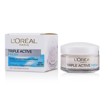 Triple Active Fresh Gel-Crema Ultra Hidratante (Para Piel Seca & Sensible)