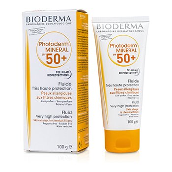 Photoderm Mineral Fluido Protección Muy Alta SPF 50+ (Para Piel Alérgica a Contribuyentes Químicos)