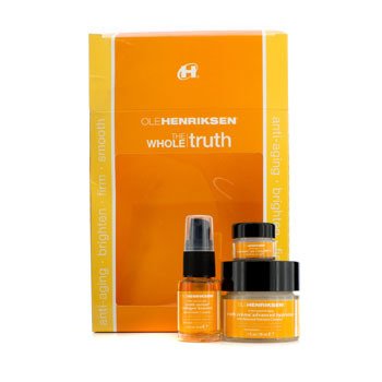 The Whole Truth Kit (Caja Ligeramente Dañada): Truth Crema Hidratante Avanzada 30ml + Truth Suero Impulsador de Colágeno 15ml + Total Truth Crema de Ojos SPF15 3g