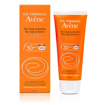 Avene Loción Protección Muy Alta SPF 50+ (Para Piel Sensible de Niños)