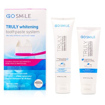 Truly Whitening Toothpaste System: Crema Dental 100ml + Gel Blanqueador 100ml