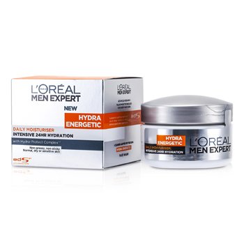 Men Expert Hydra Energetic Hidratación Intensiva 24HR (Para Piel Seca/Sensible)(Tarro)