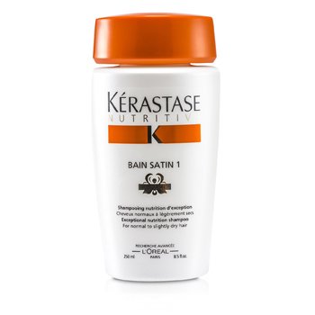 Kerastase Nutritive Bain Satin 1 Champú Nutrición Esencial (Para Cabello Normal a Ligeramente Seco)