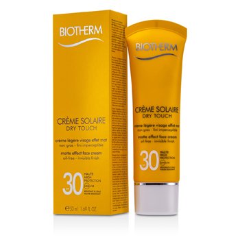 Crema Solaire SPF 30 Dry Touch UVA / UVB Crema Facial Efecto Mate