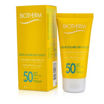 Crema Solaire SPF 50 Dry Touch UVA / UVB Crema Facial Efecto Mate