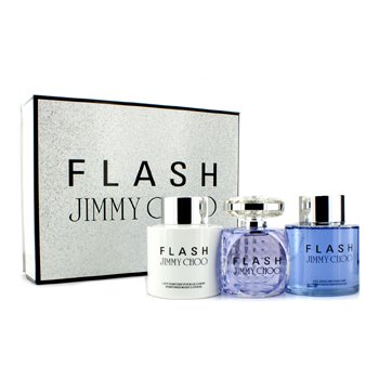 Flash Coffret: Eau De Parfum Spray 100ml/3.3oz + Loción Corporal 200ml/6.7oz + Gel de Ducha 200ml/6.7oz