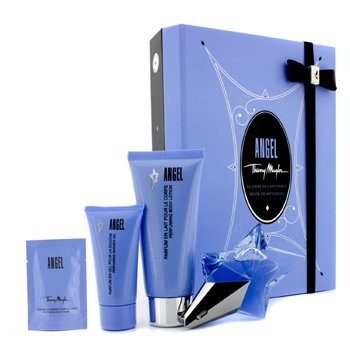Angel Coffret: Eau de Parfum 25ml/0.8oz + Loción Corporal 100ml/3.5oz + Shower Gel 30ml/1oz + Crema Corporal 10ml/0.34oz