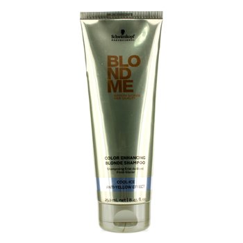 Blondme Blonde Champú Para Rubias Impulsador de Color - Cool Ice (Efecto Anti Amarillo)