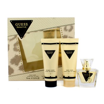 Guess Seductive Coffret: Eau De Toilette Spray 30ml/1oz + Crema Corporal 75ml/2.5oz + Crema de Ducha 75ml/2.5oz