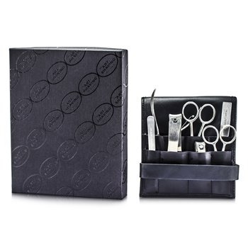 Set Manicure : Lima + Tijeras vello nasal + Corta cutículas + Tijeras Bigote + Cortauñas + Corta uñas dedo pie + Pinzas