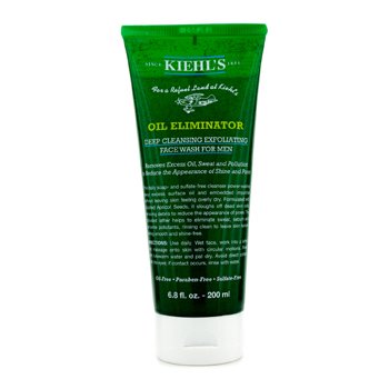 Men's Oil Eliminator Jabón Facial Exfoliante Limpiador Profundo