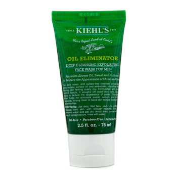 Men's Oil Eliminator Jabón Facial Exfoliante Limpiador Profundo