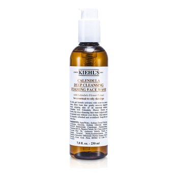 Kiehls Calendula Jabón Facial Espumoso Limpieza Profunda