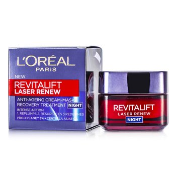 Revitalift Laser Renew Crema Mascarilla Tratamiento de Noche Recuperación Anti Envejecimiento